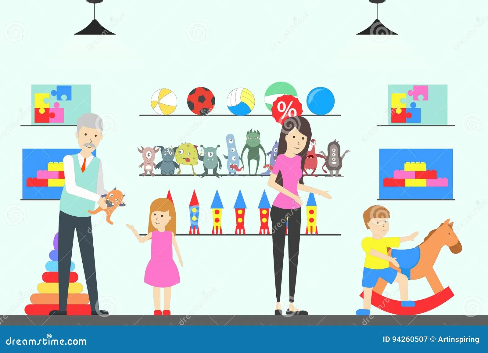 London toy shop interior
