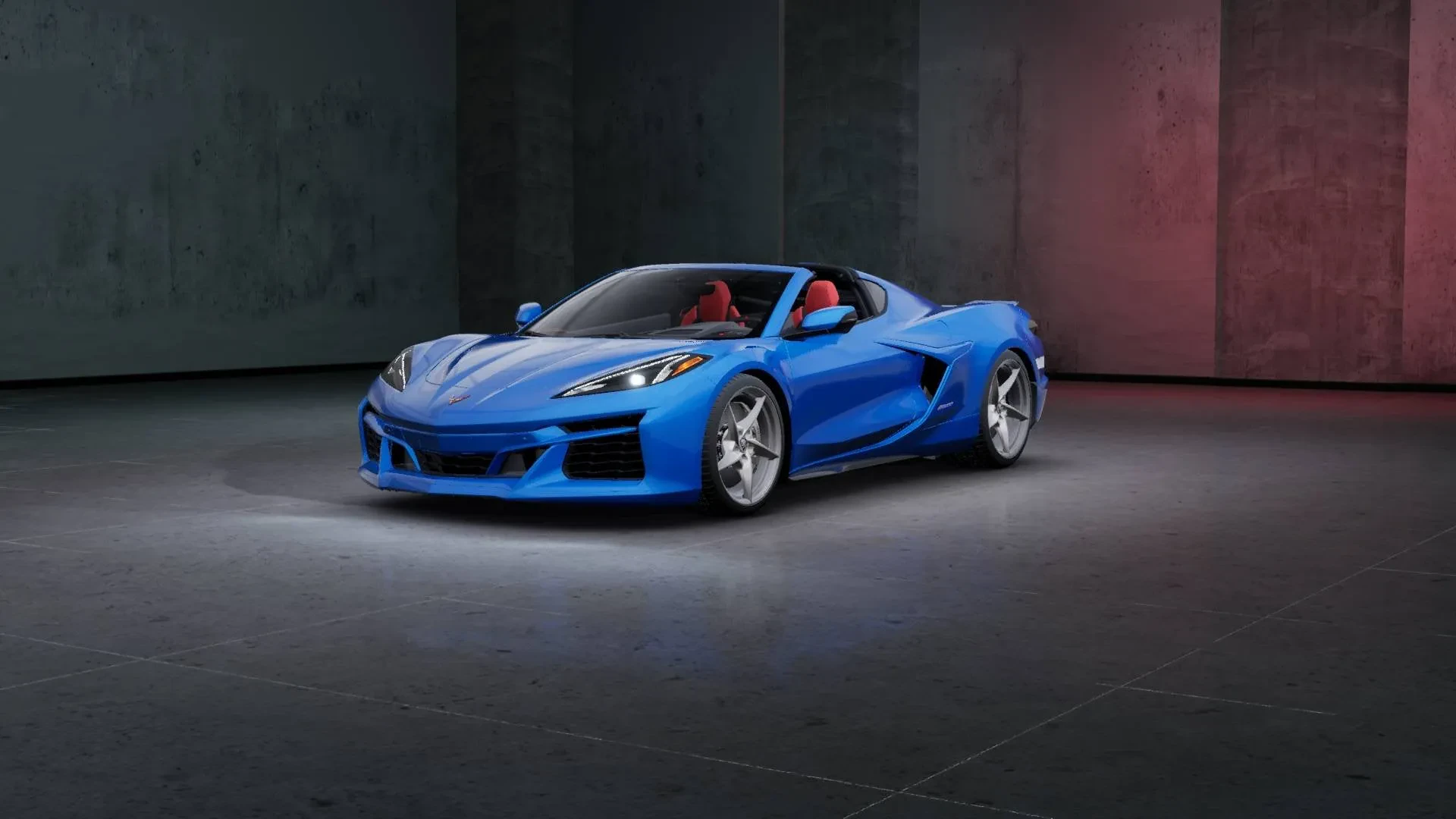 2024 Corvette diecast blue