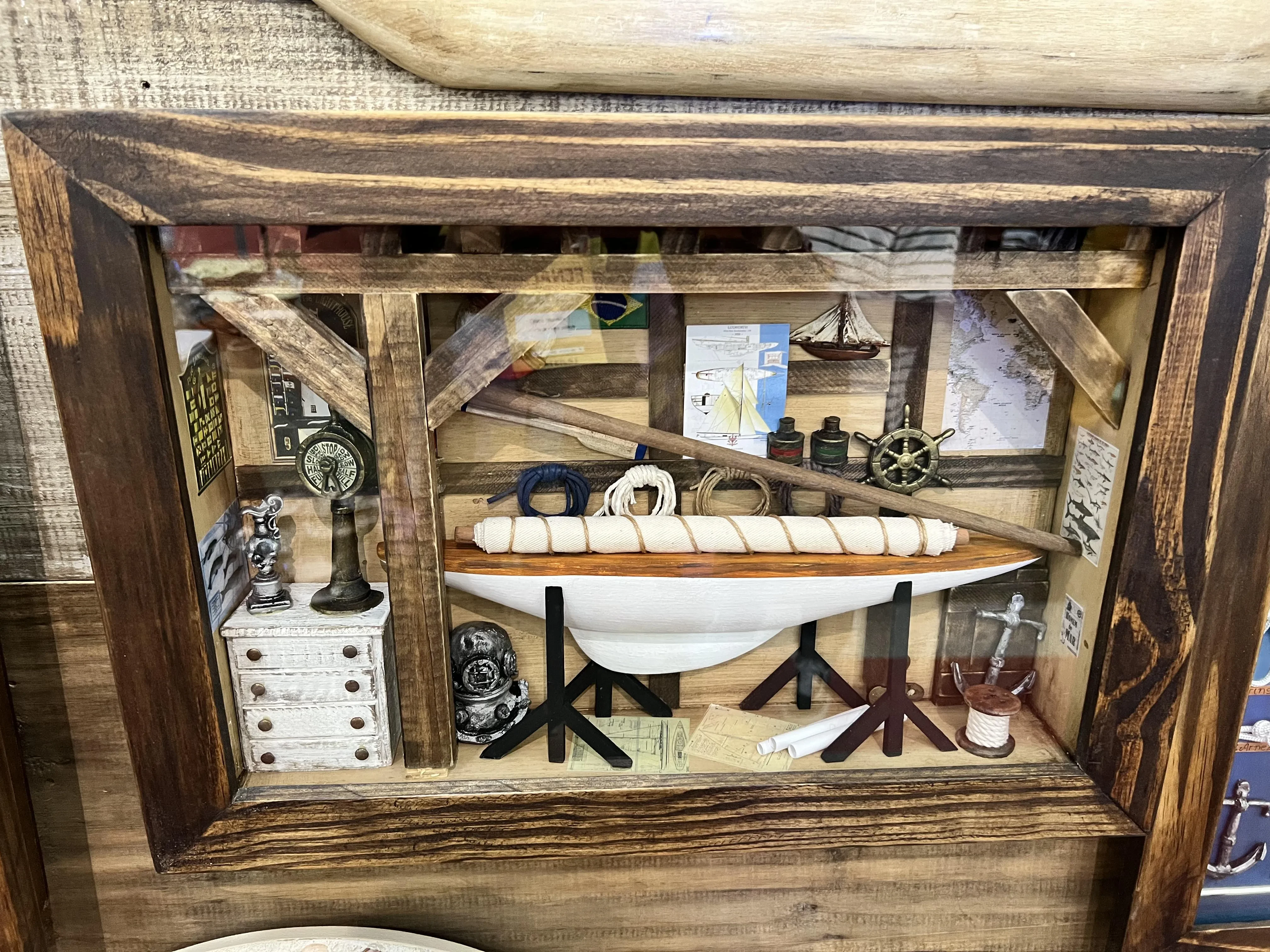 Model Sailboat Display Case 2024