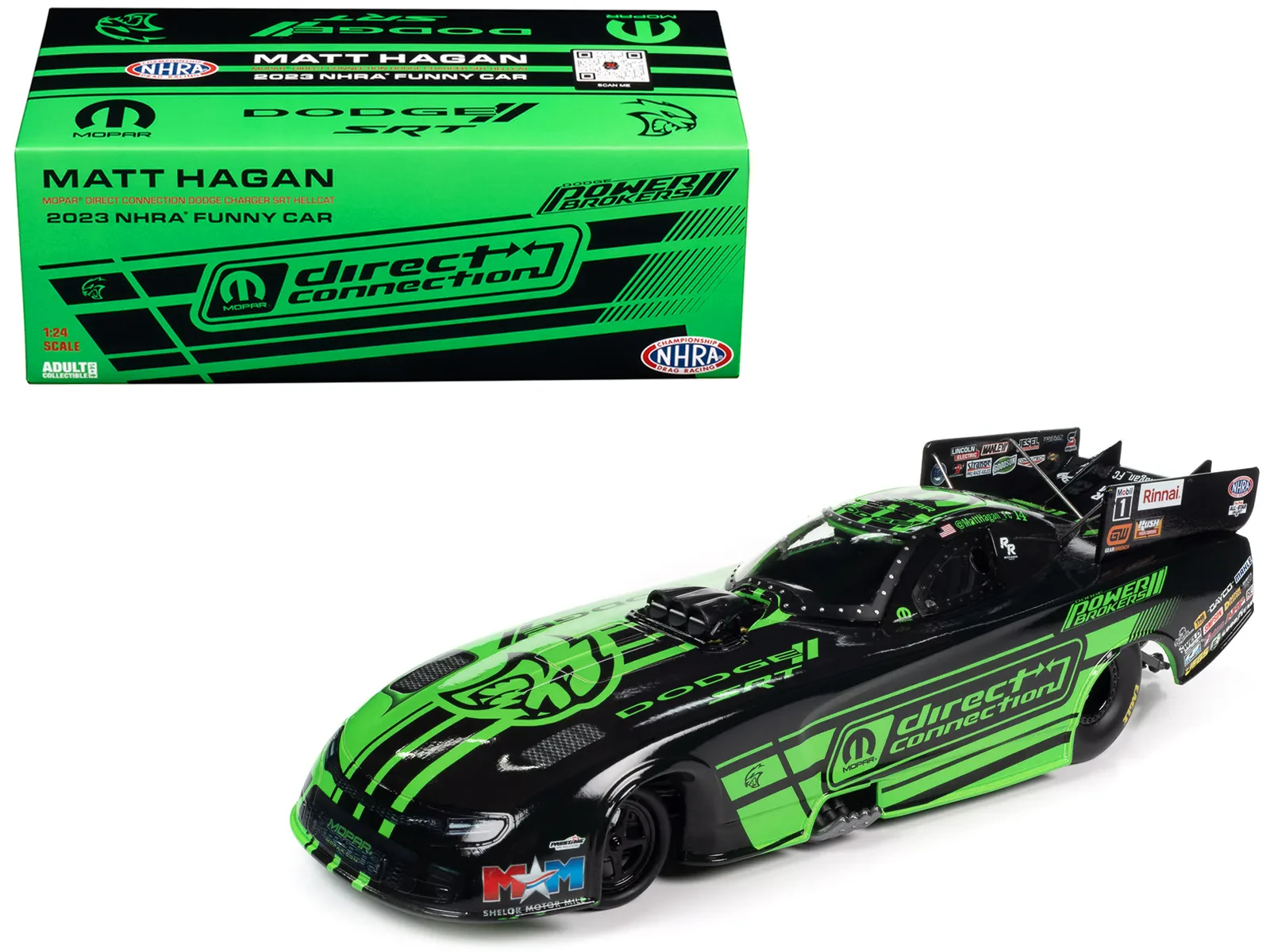 funny car diecast model