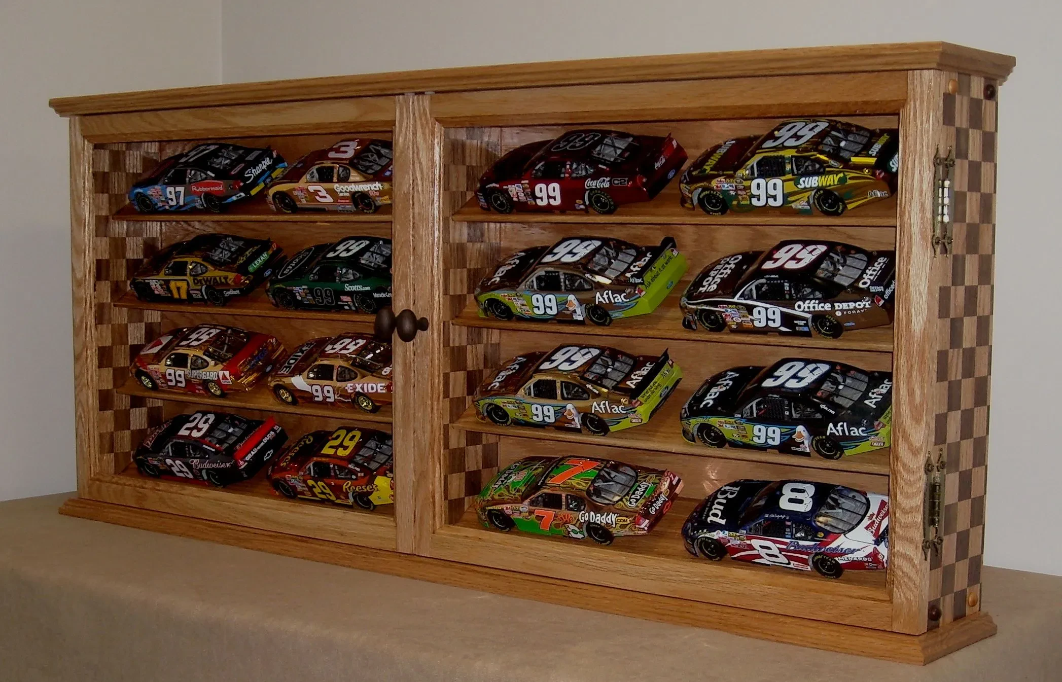 Diecast cars display case