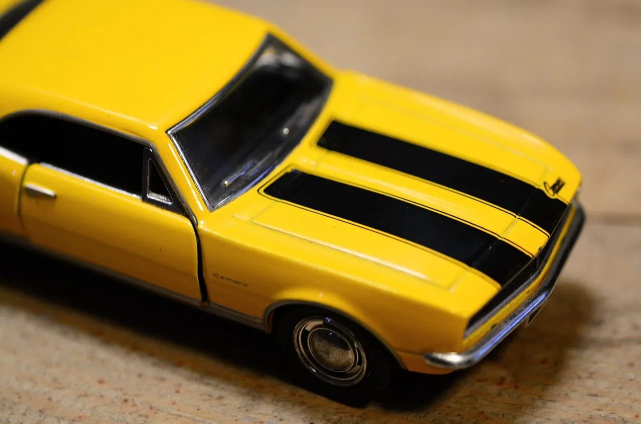 Restored diecast car