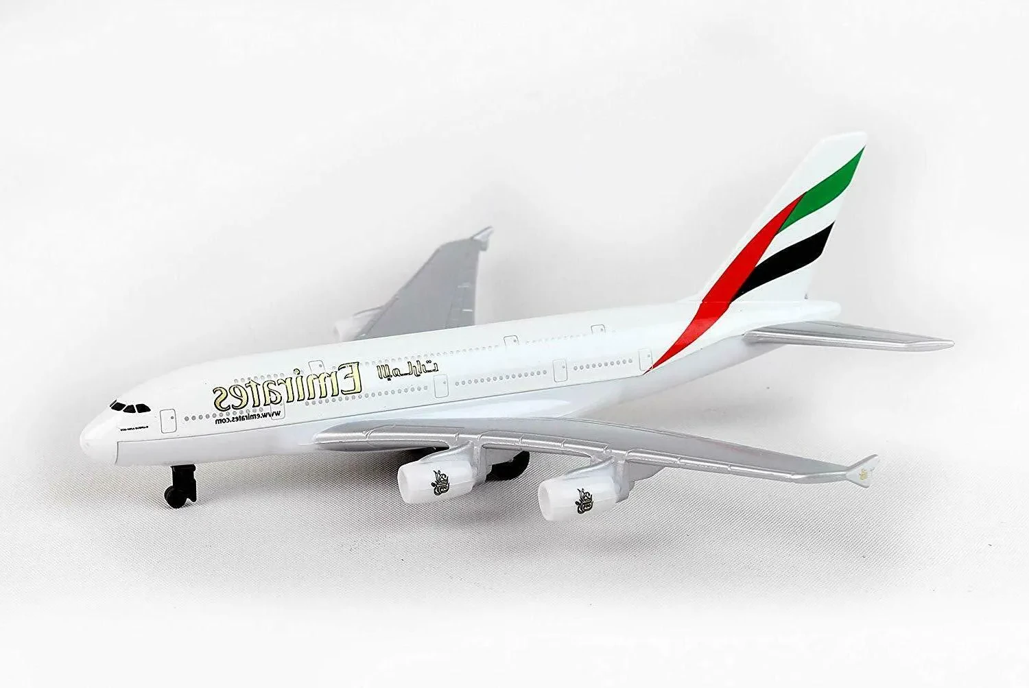 Airbus A380 Emirates livery diecast model