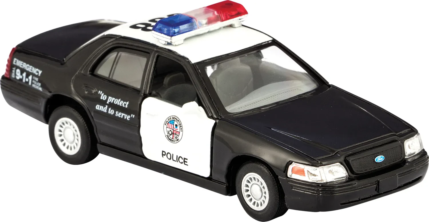 Custom Printed Diecast Police Car