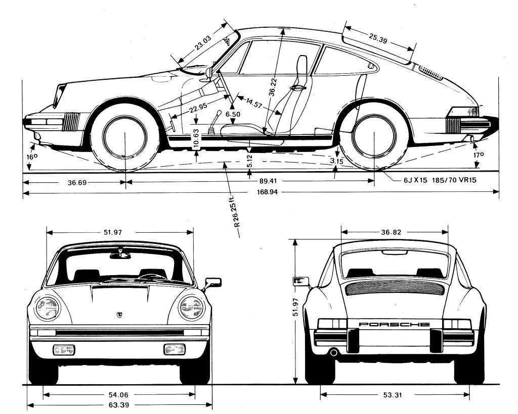 Porsche 911 SC 1:43 diecast model