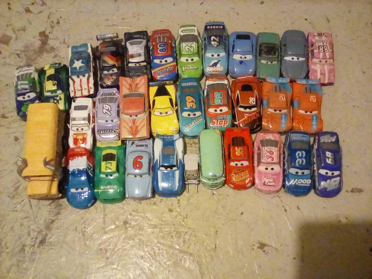 Cars diecast collection spreadsheet