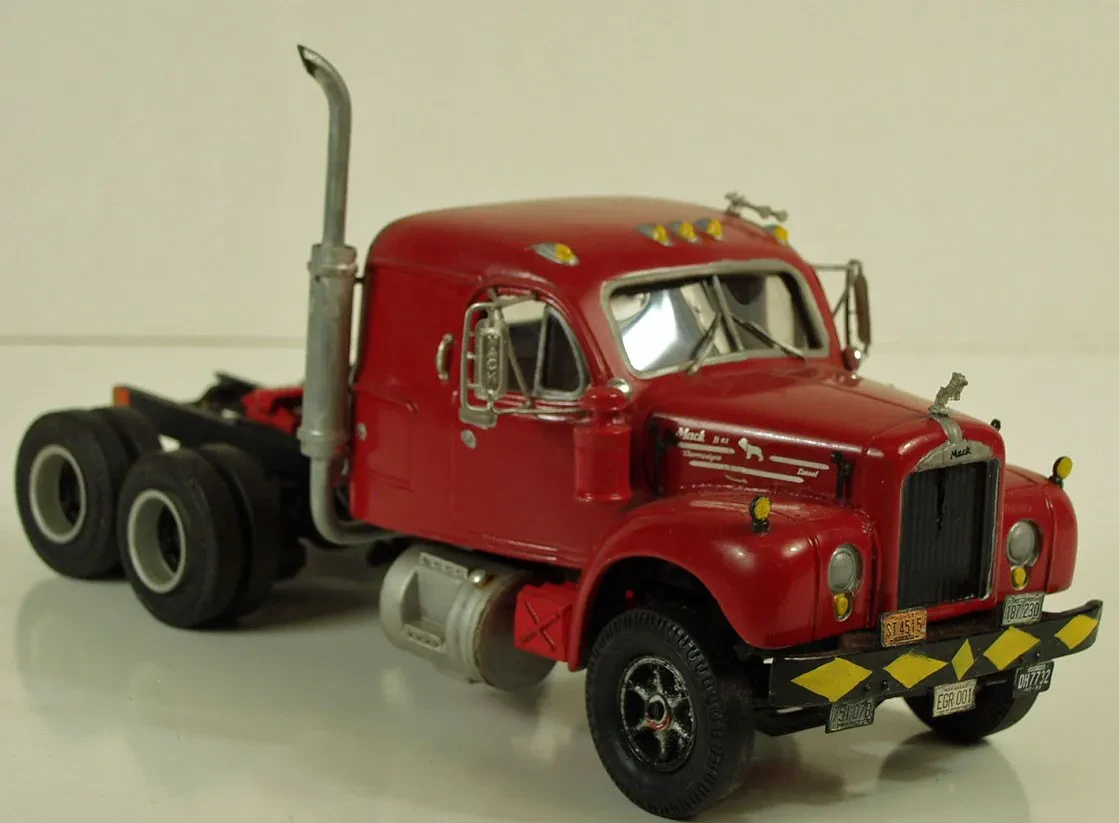 Collection of Mack diecast trucks