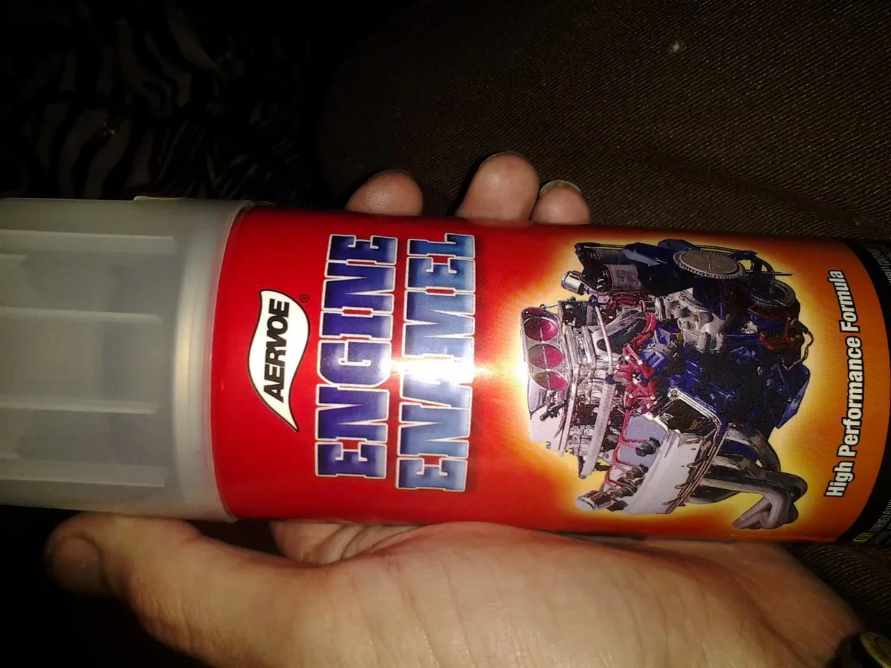 Applying clear coat to diecast car