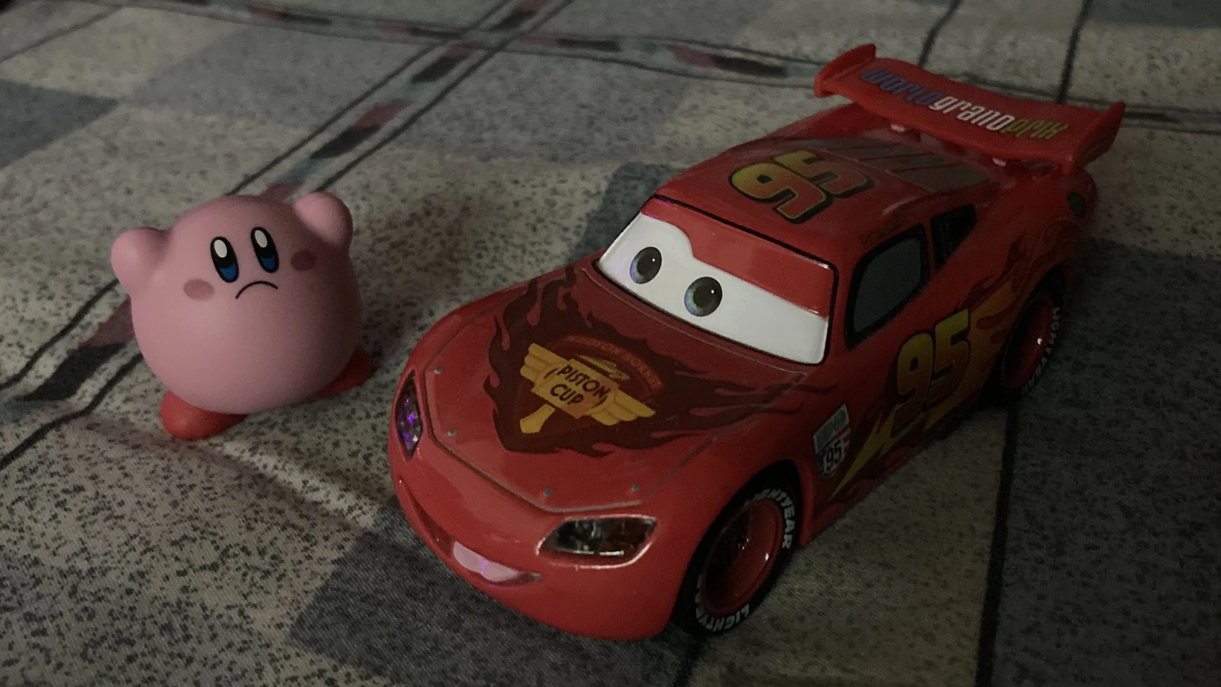 Cars 2 diecast Lightning McQueen BluCollection
