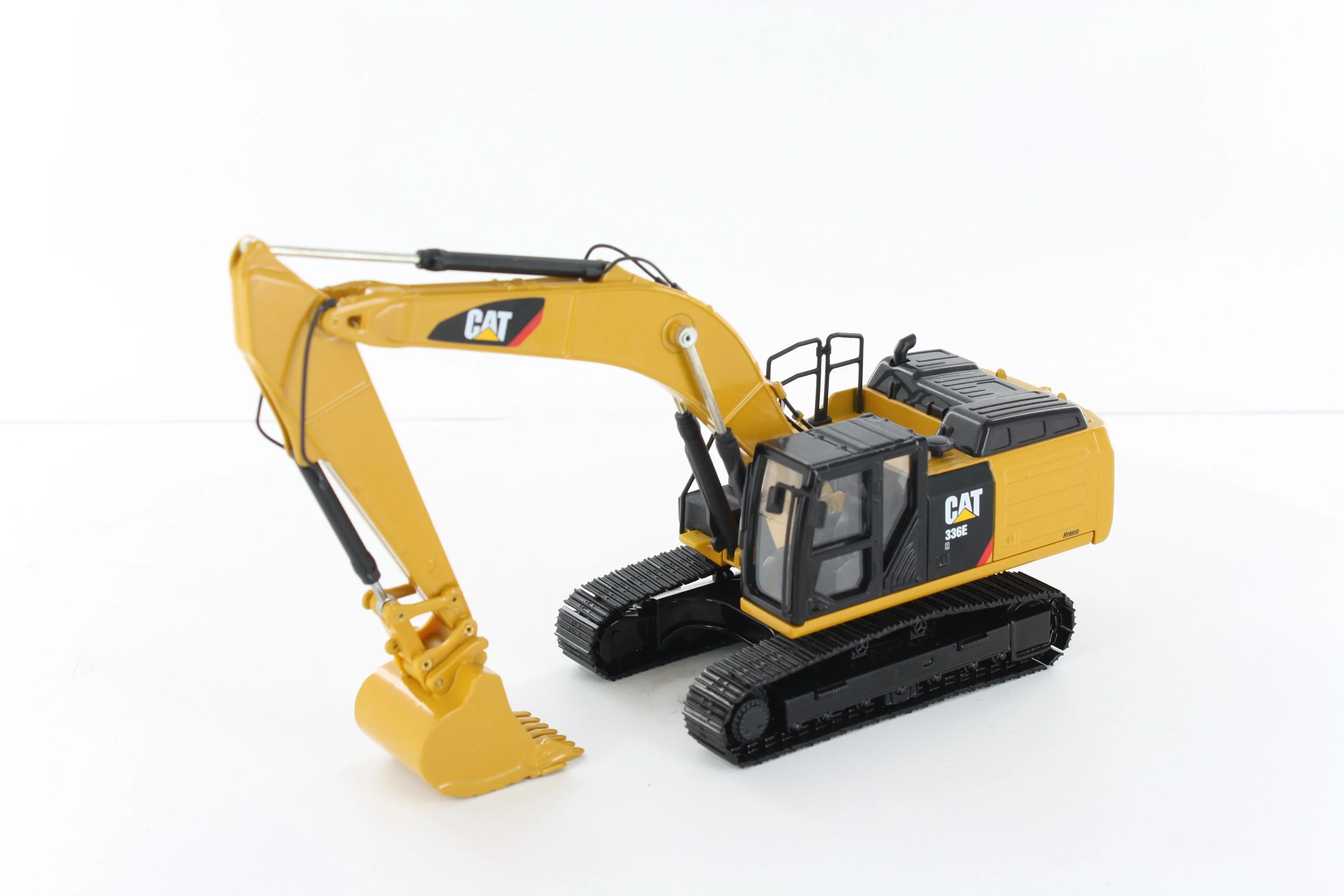 Closeup of diecast excavator details 2024