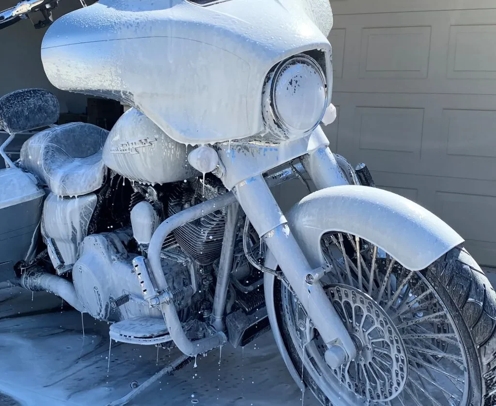 Close-up of Maisto motorcycle detail 2024