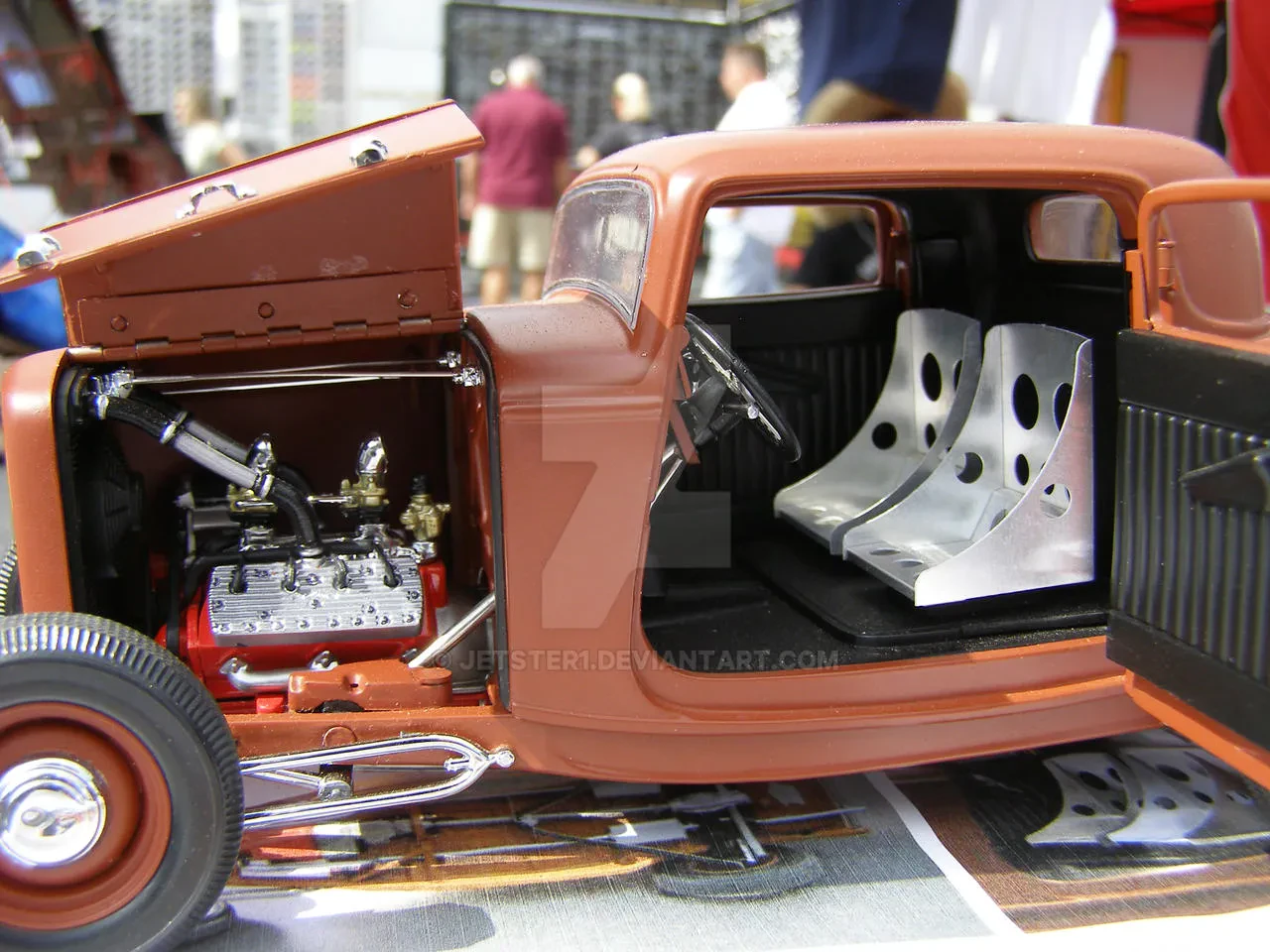 detailed diecast model car