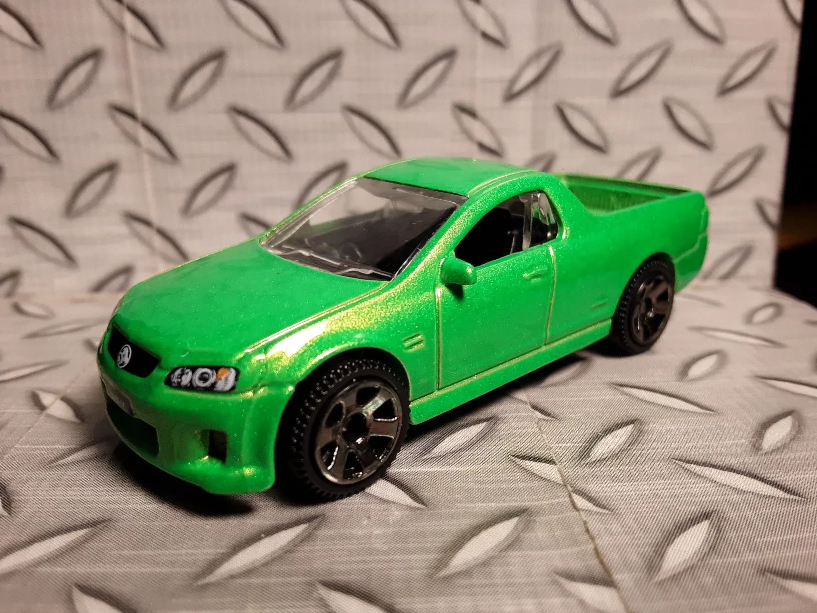 Diecast car collection close-up