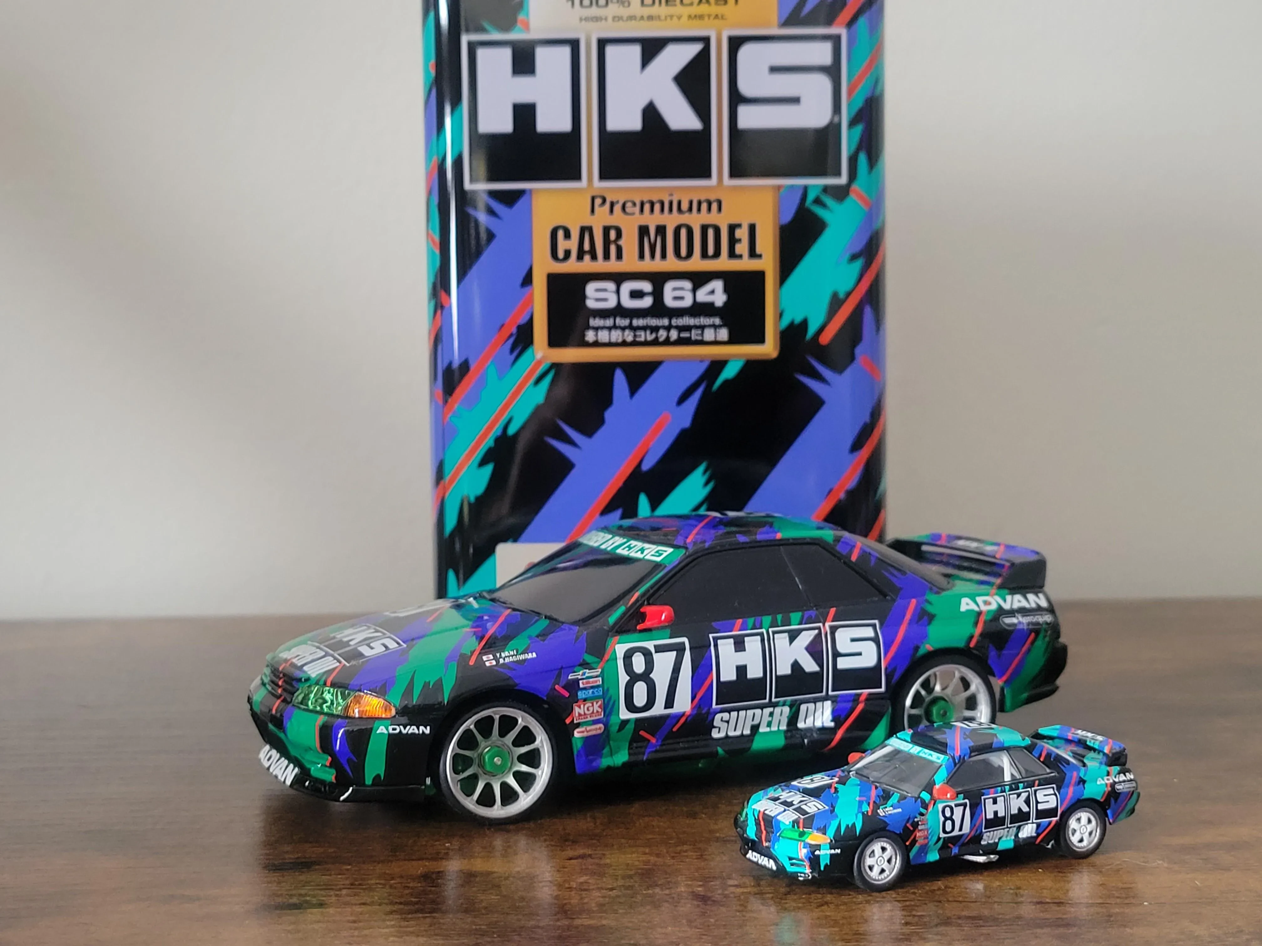 Different diecast car scales