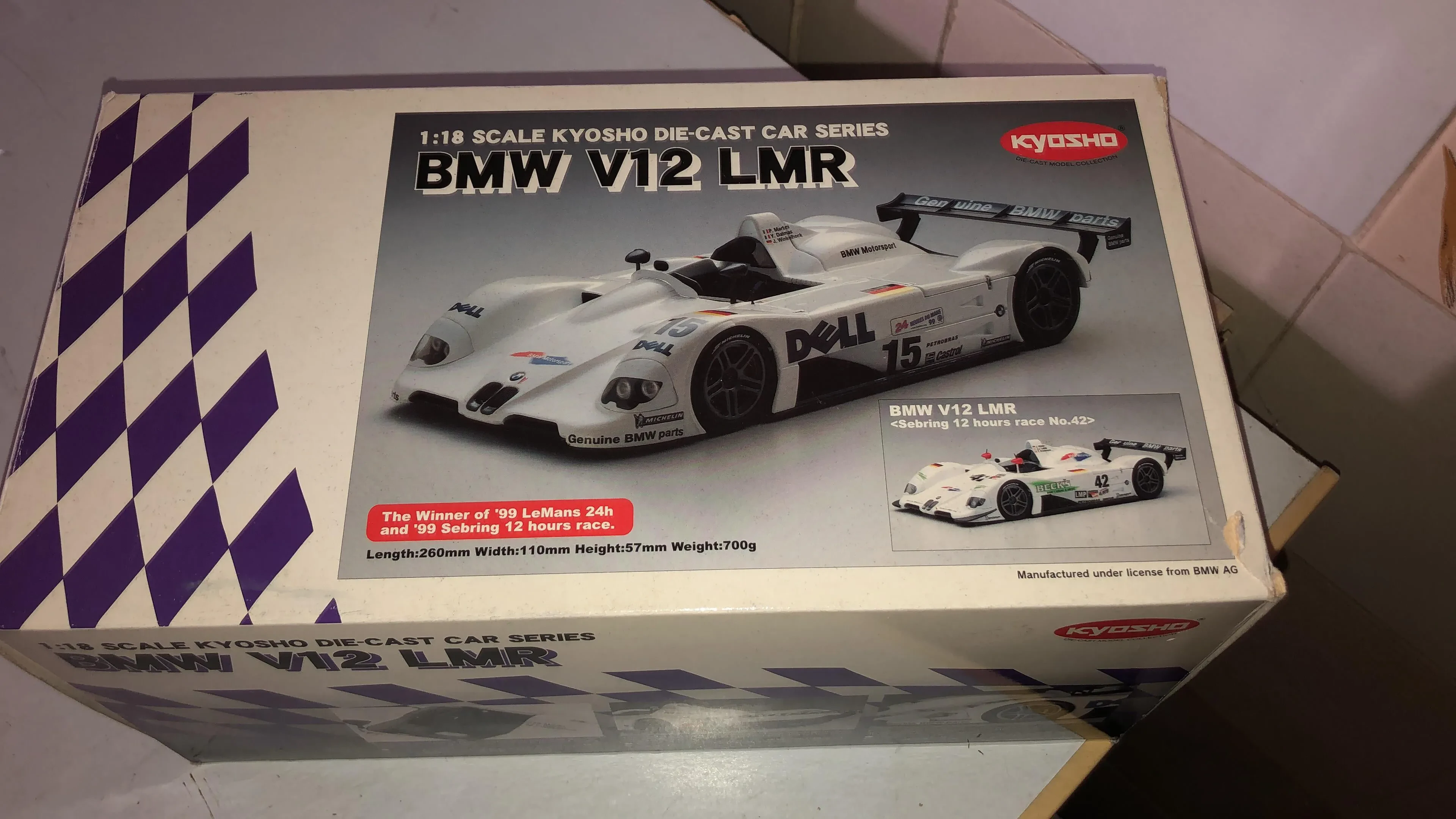 BMW LMR diecast collection
