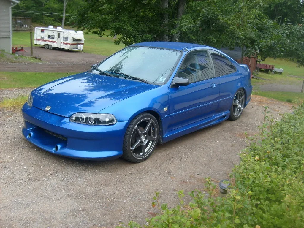 1995 Honda Civic diecast blue